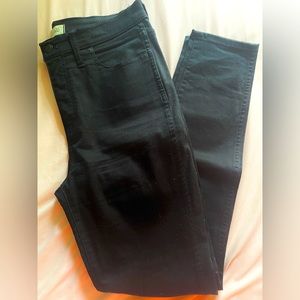 Madewell 10" high-rise skinny jeans, size 29 in black